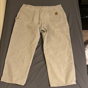 Carhartt Tan Cargo Pants Relaxed Fit